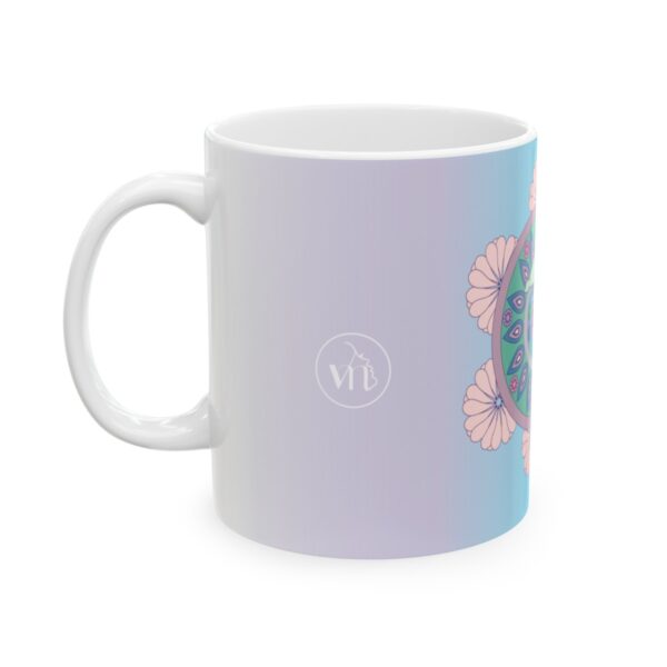 Colorful Mandala Elephant Ceramic Mug - Image 8
