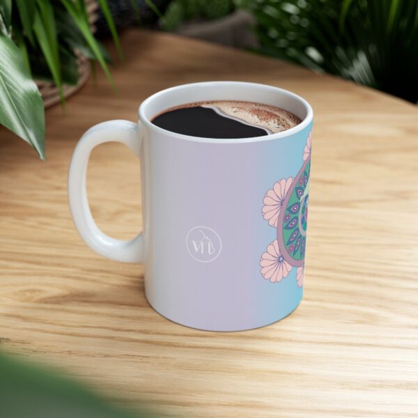 Colorful Mandala Elephant Ceramic Mug - Image 14