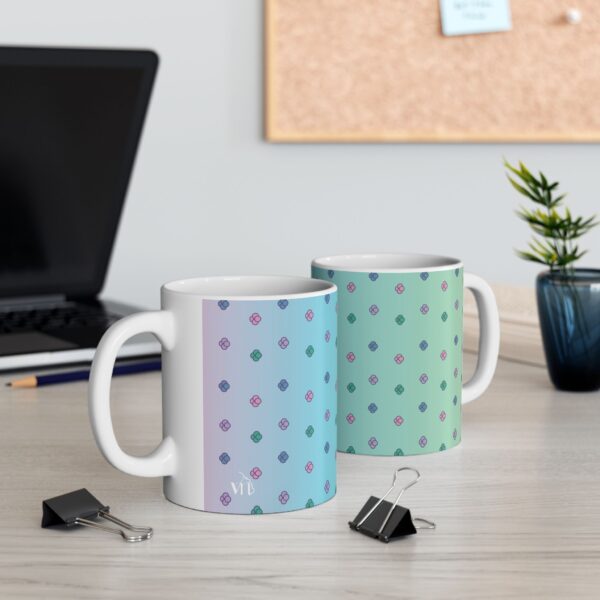 Floral Ceramic Mug, (11oz, 15oz) - Image 5