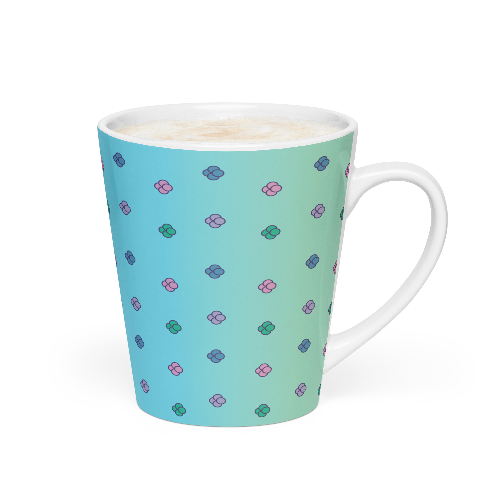 Floral Latte mug
